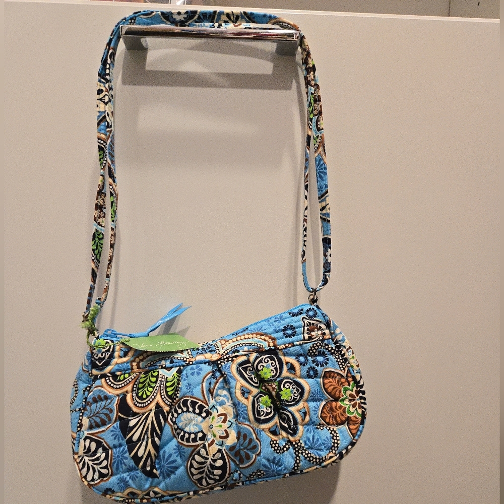 Vera Bradley Little Hipster Frannie Crossbody from  Bali Blue Collection NWT - Picture 4 of 6
